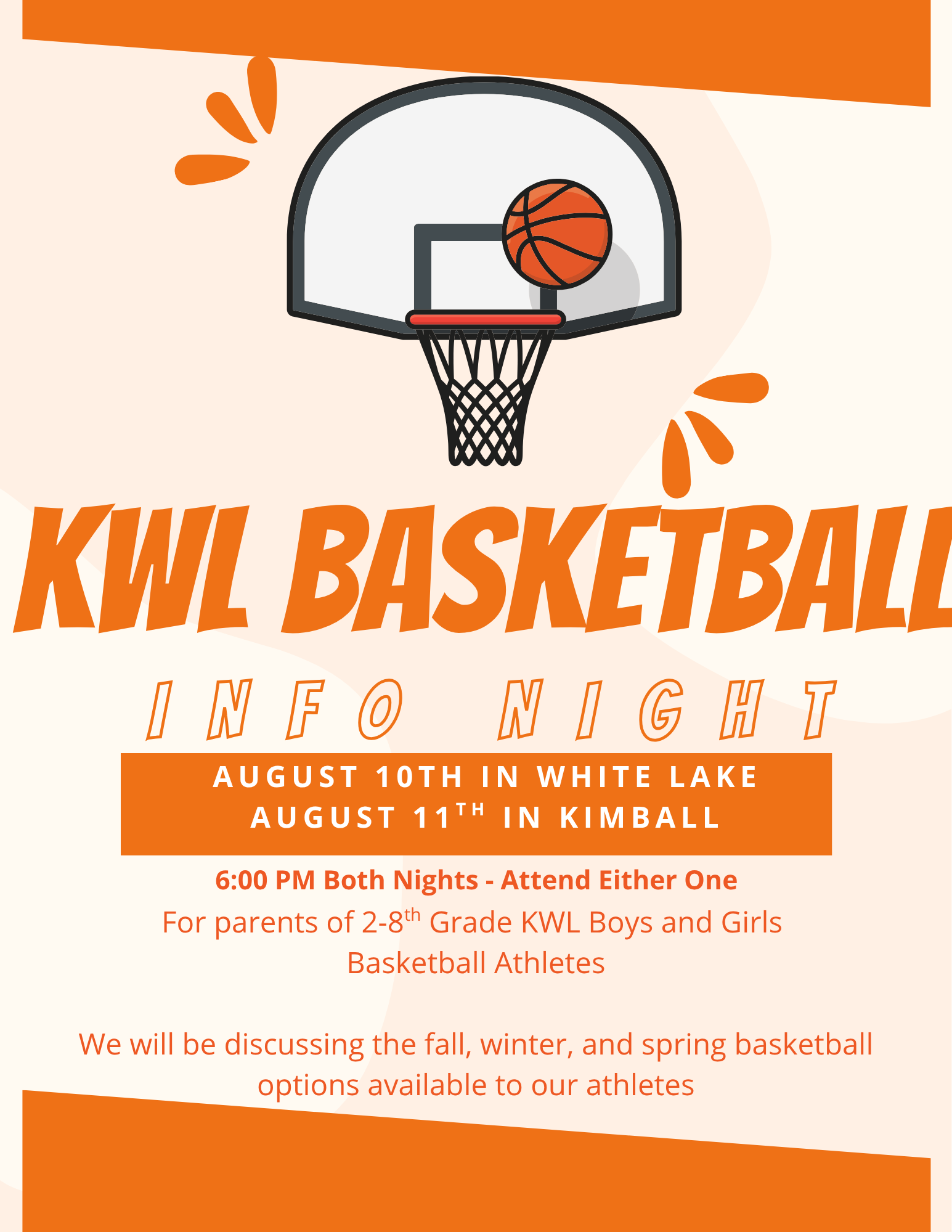 KWL Youth Basketball Meeting